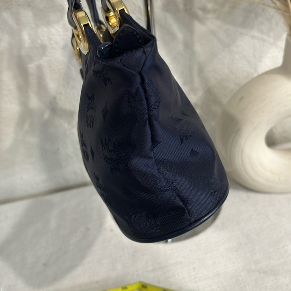 Authentic MCM Cognac Viseto Boston Bag mini - Picture 4 of 15